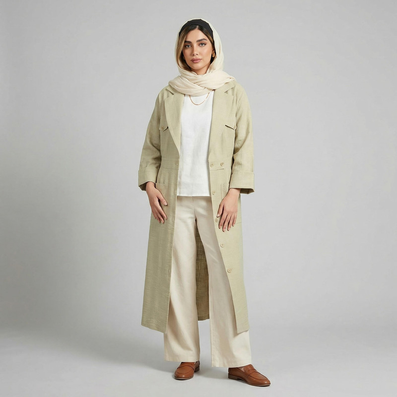 مانتو زنانه السانا مدل تاپیک کد 225208