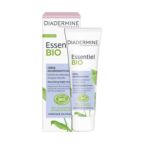 کرم ضد چروک دیادرماین مدل Essentiel Bio Nourrissante Nuit حجم 50 میلی لیتر