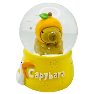 گوی چراغ‌دار مدل مینی Capybara طرح کوالا هویج عاشق کد C1623.15 