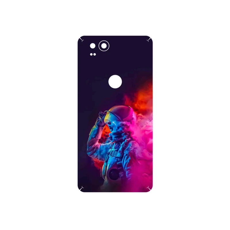 برچسب پوششی ماهوت مدل Smoke Rainbow Digital Art 1 مناسب برای گوشی موبایل گوگل Pixel 2