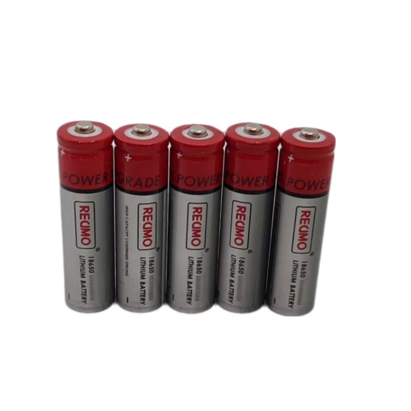 باتری قلمی قابل شارژ ردمو مدل 18650 بسته پنج عددی
