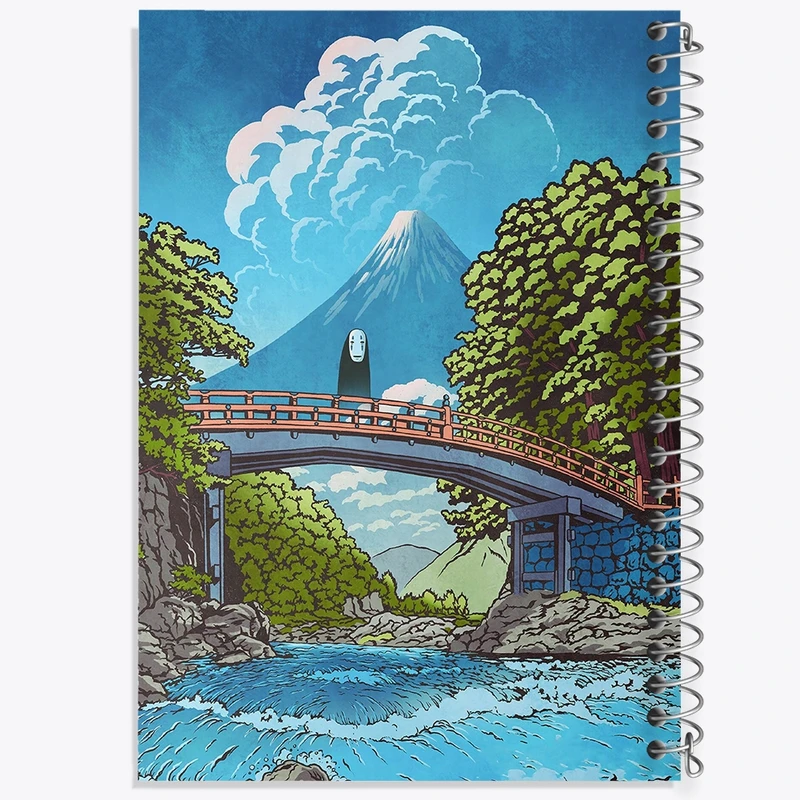 دفتر مشق 50 برگ خندالو طرح انیمه شهر اشباح (Spirited Away) کد F1810