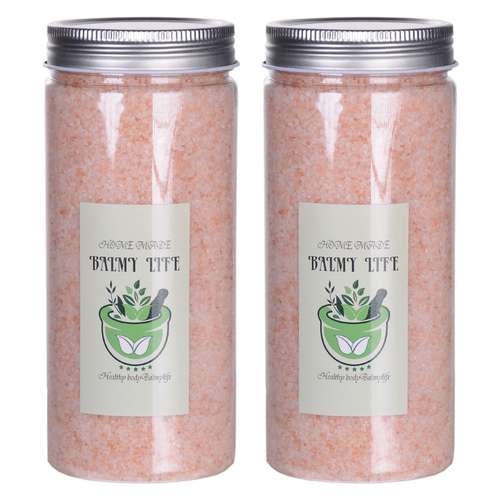 نمک صورتی کریستاله بدون املاح بالمی لایف- 1000 گرم مجموعه 2 عددی