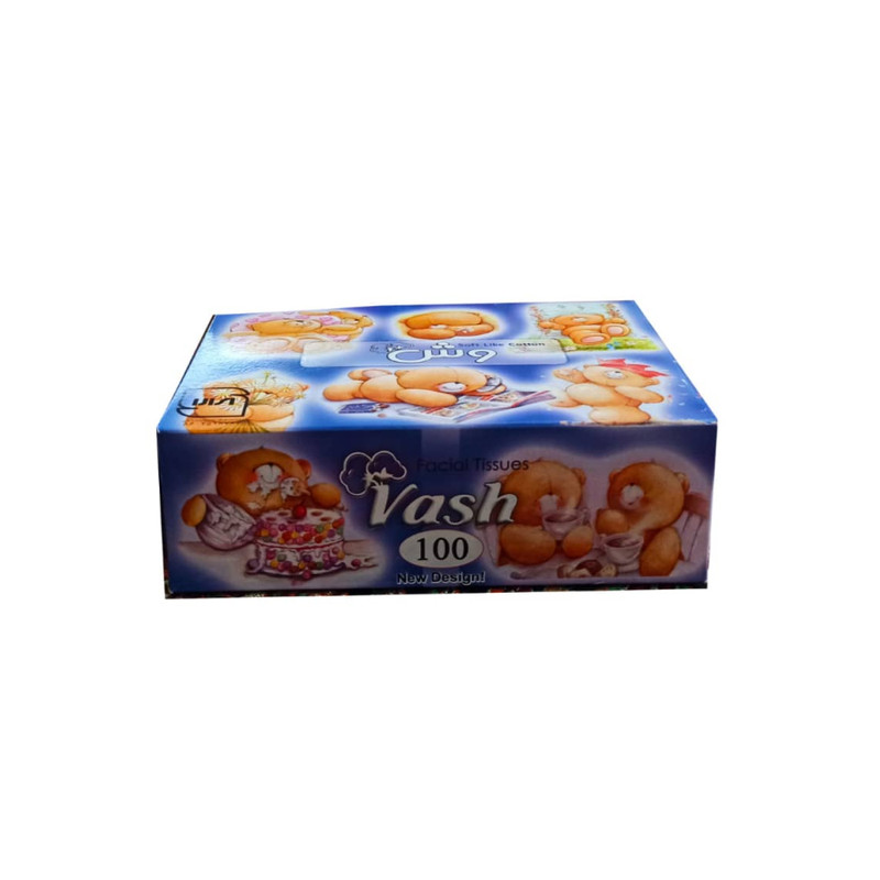 دستمال کاغذی 100 برگ وش طرح Bear