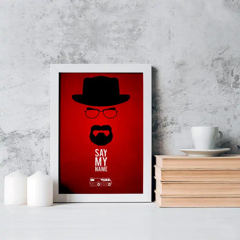 تابلو خندالو مدل والتر وایت سریال بریکینگ بد کد 13300