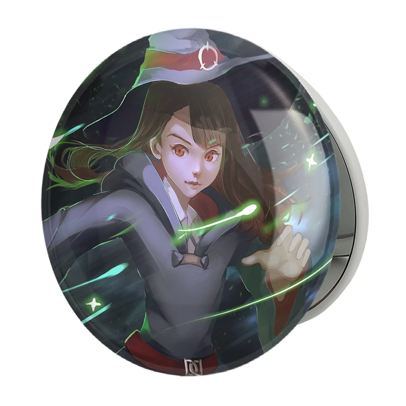آینه جیبی خندالو طرح اکو انیمه جادوگران کوچک Little Witch Academia مدل تاشو کد 22931 