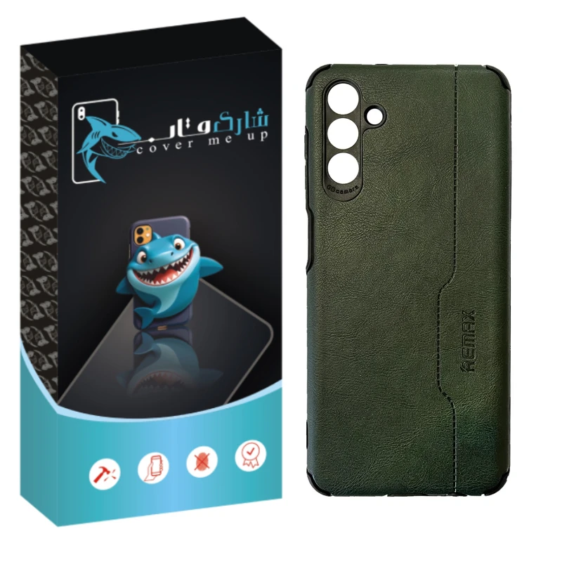 کاور شارک قاب مدل چرم RMX مناسب برای گوشی موبایل سامسونگ Galaxy A13 5G / A04s