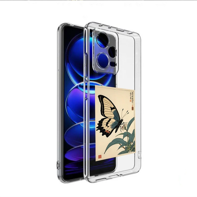 کاور طرح Basme Butterfly مناسب برای گوشی موبایل شیائومی Xiaomi Note 12 5G