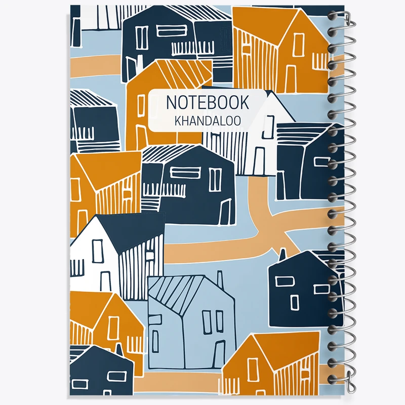 دفتر نت موسیقی 50 برگ خندالو مدل خانه کد N628