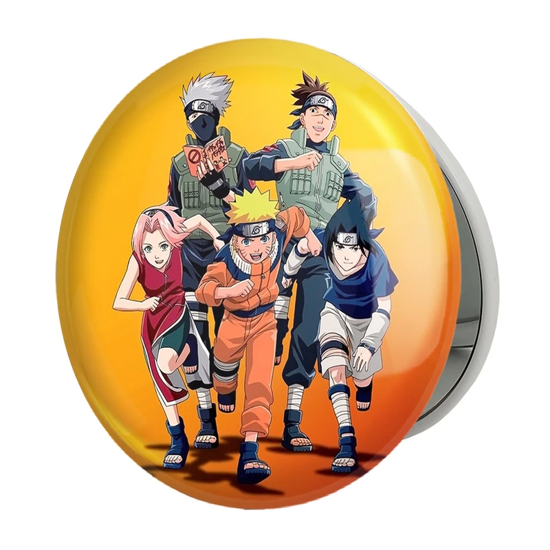 آینه جیبی خندالو طرح انیمه ناروتو Naruto مدل تاشو کد 4913 