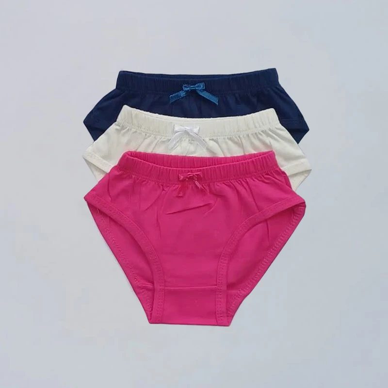 شورت دخترانه مدل اسلیپ پشت چاپ سرو مجموعه سه عددی