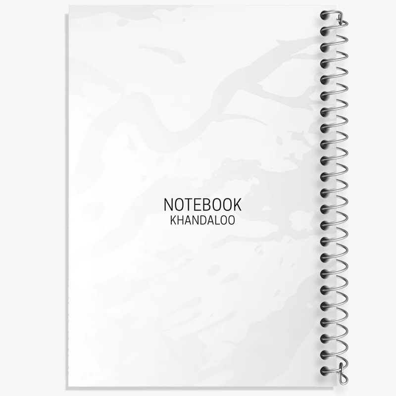 دفتر مشق 100 برگ خندالو طرح مینیمال کد N1508