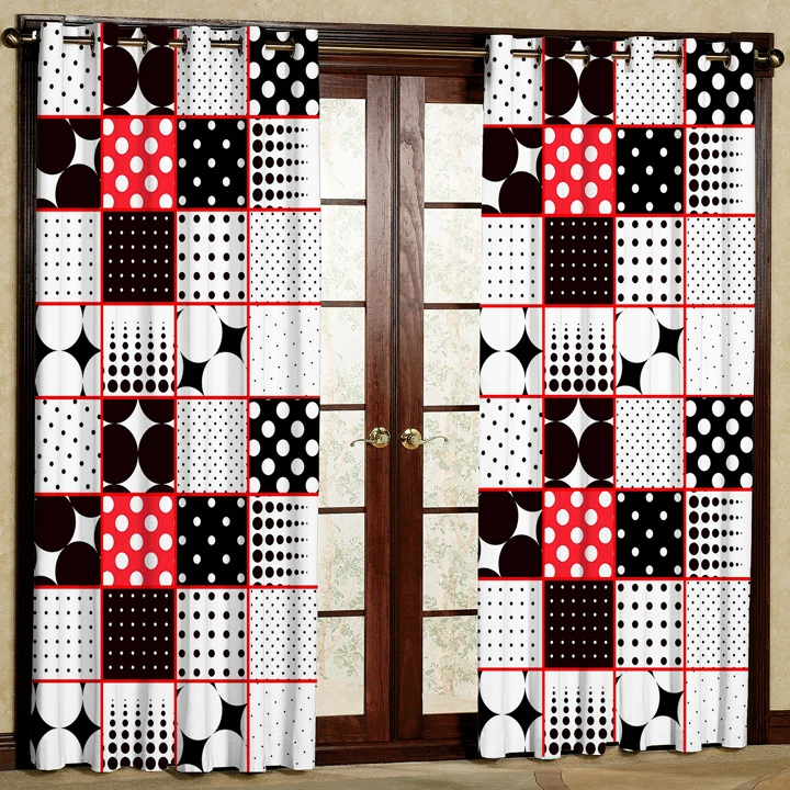 پرده پانچی کد 5222 سایز 280x140 سانتی متر