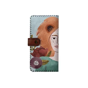    کیف پول چرمی ترمه طراحان ایده مدل نماد ماه مرداد کد sm005