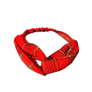 هدبند زنانه مدل چهار خانه کد 67354