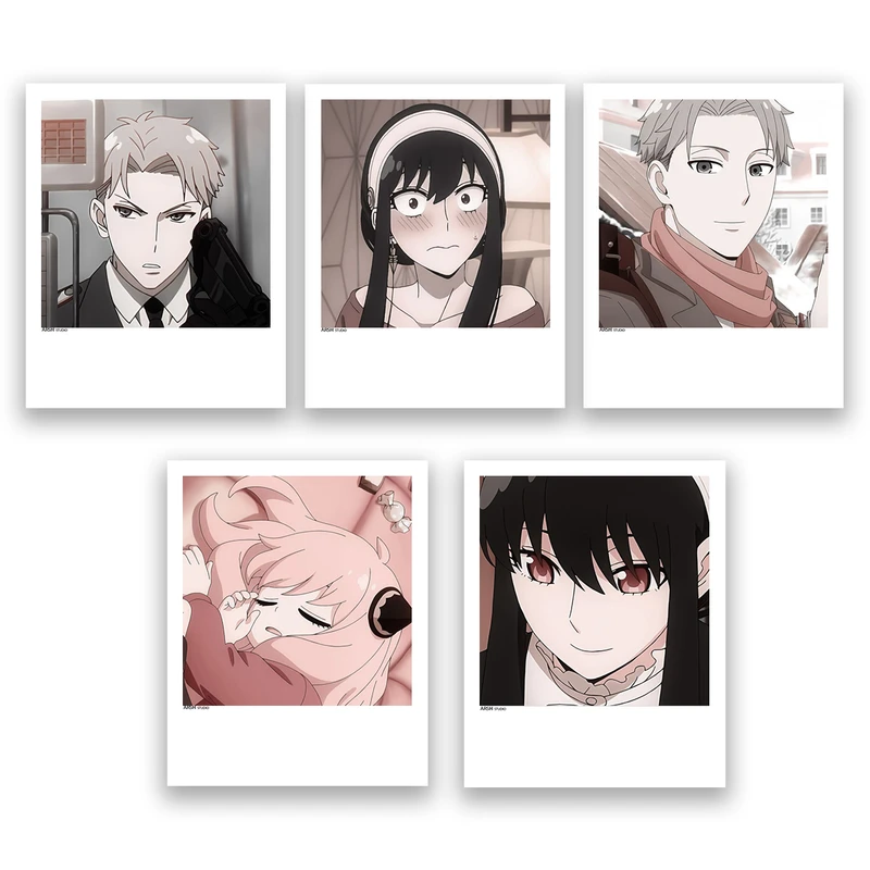 آویز تزیینی عرش مدل انیمه جاسوس x خانواده Spy × Family کد Asa445 مجموعه پنچ عددی