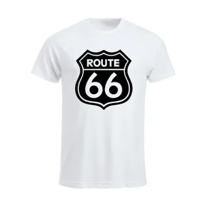 تی شرت آستین کوتاه مردانه مدل جاده 66