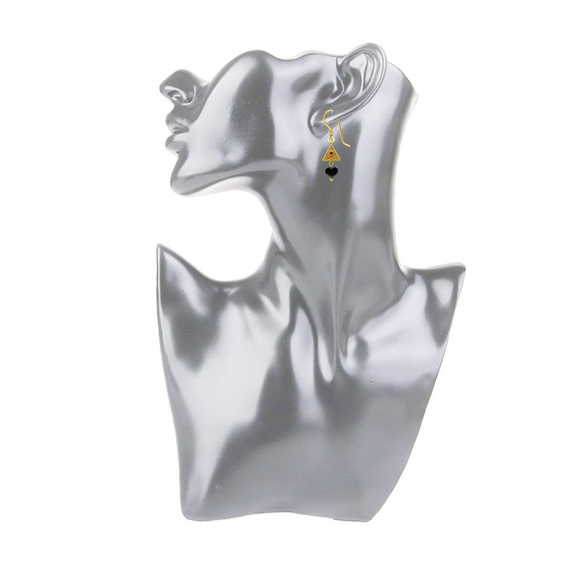 گوشواره طلا 18 عیار زنانه مانچو مدل efgs031