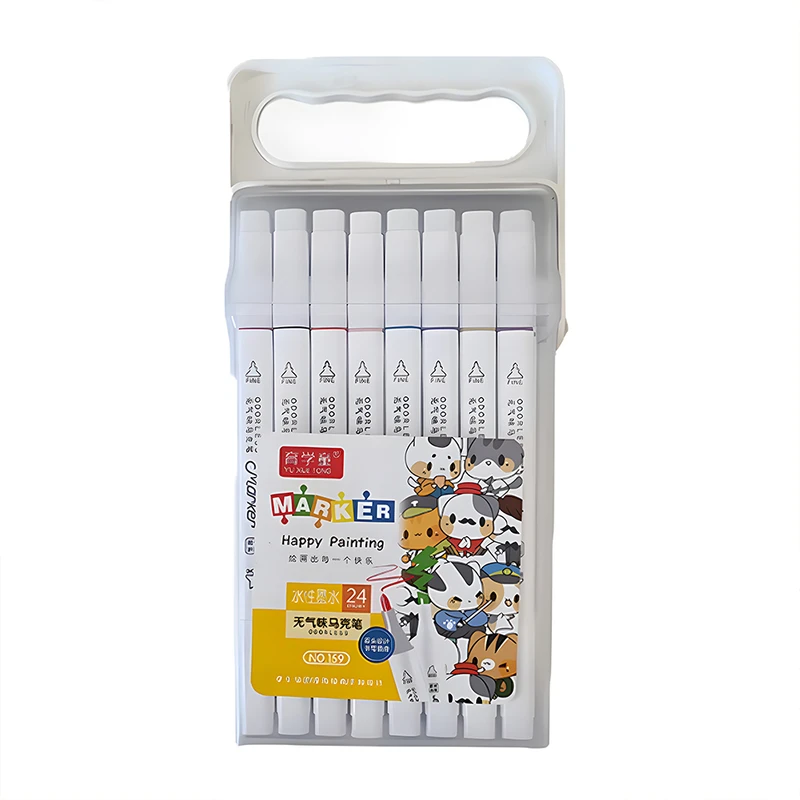 ماژیک راندو مدل دو سر کد 159 بسته 24 عددی