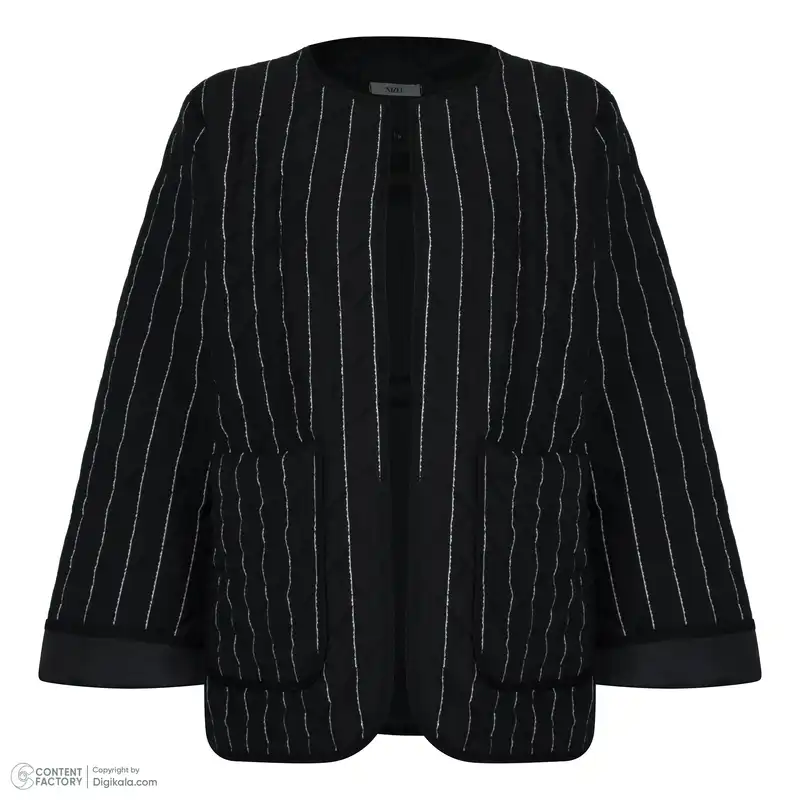 کاپشن زنانه نیزل مدل 0078-002 رنگ مشکی