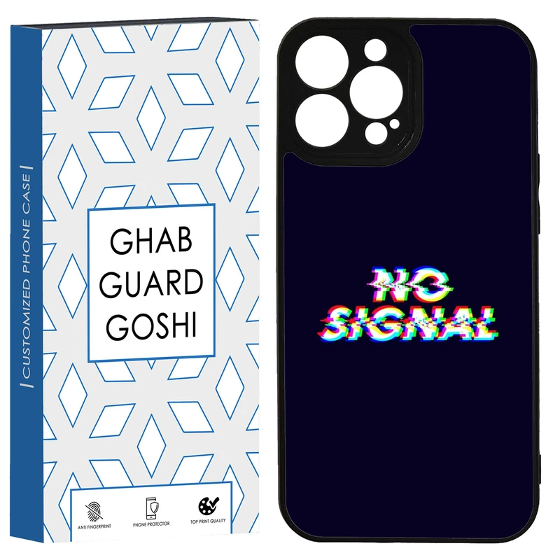 کاور قاب گارد گوشی طرح no signal کد TPU-193 مناسب برای گوشی موبایل  اپل Iphone 13promax