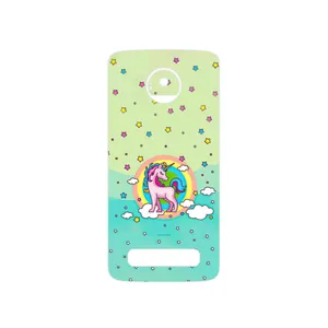 MAHOOT Rainbow unicorn adventure Cover Sticker for Motorola Moto Z