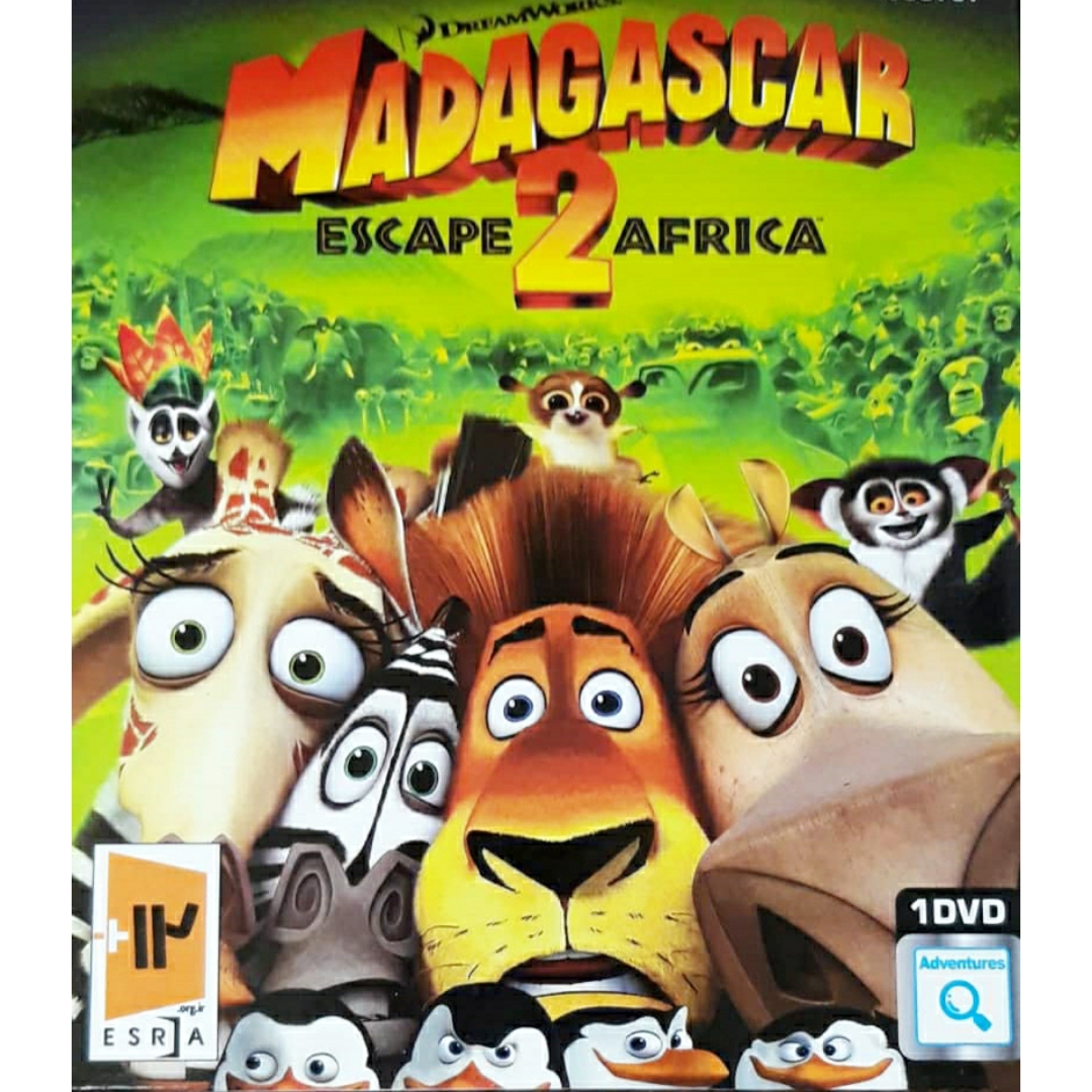 بازی ماداگاسکار 2 مخصوص پلی استیشن 2