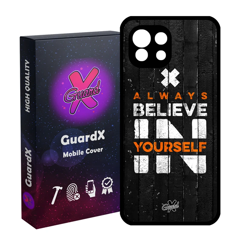 کاور گارد ایکس طرح Text مدل Glass10167 مناسب برای گوشی موبایل شیائومی Mi 11 Lite