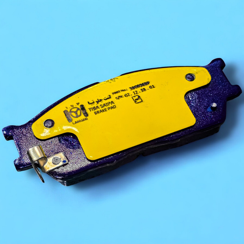 لنت ترمز چرخ جلو شرکت تولیدی قطعات جلوبندی خودرو ایران لاهیجان مدل 001241 مناسب برای تیبا