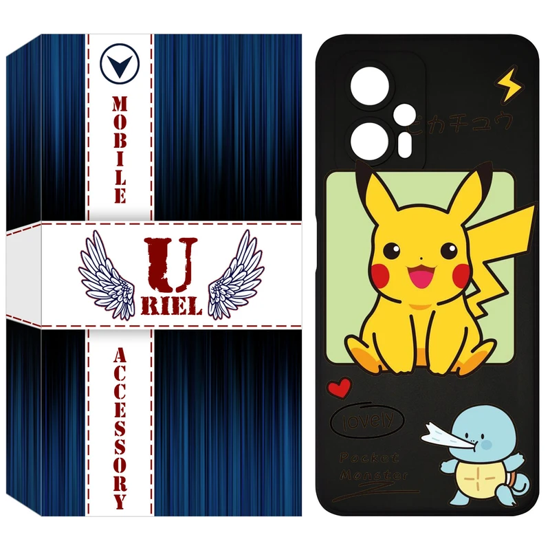 کاور یوریل مدل KSH کد 28 طرح پوکمون مناسب برای گوشی موبایل شیائومی Poco X4 GT