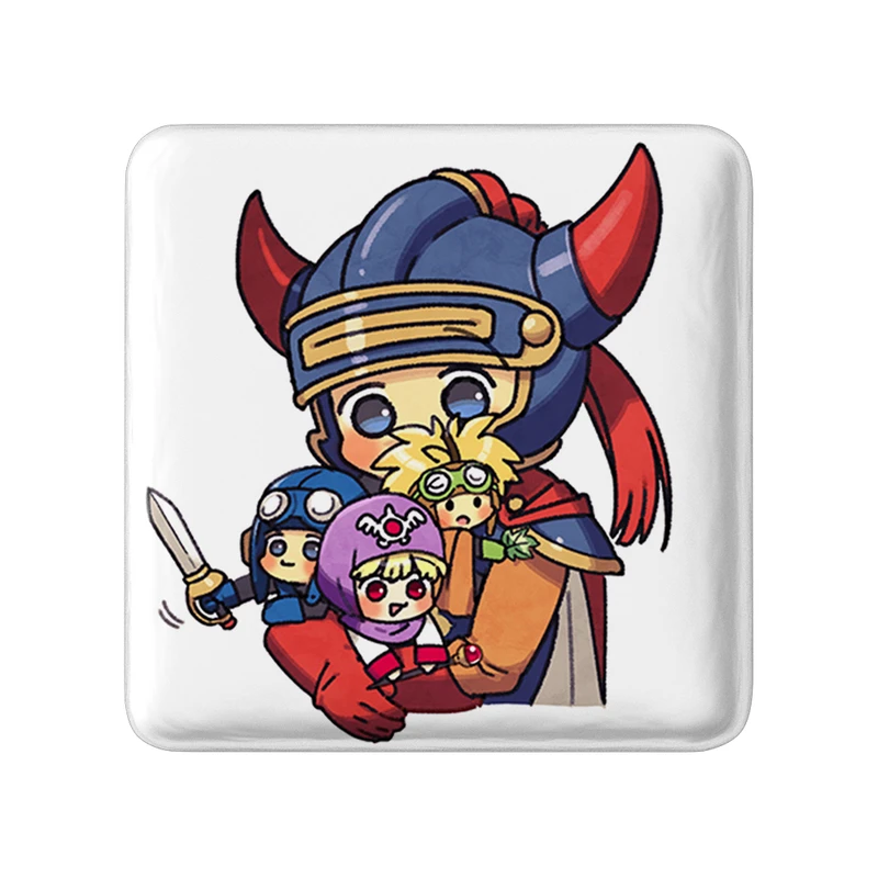مگنت خندالو طرح بازی دراگون کوئست (Dragon Quest) مدل مربعی کد 35186