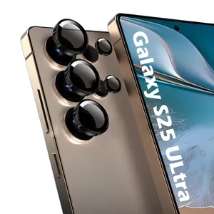 محافظ لنز دوربین گوف مدل Metal مناسب برای گوشی موبایل سامسونگ Galaxy S25 Ultra