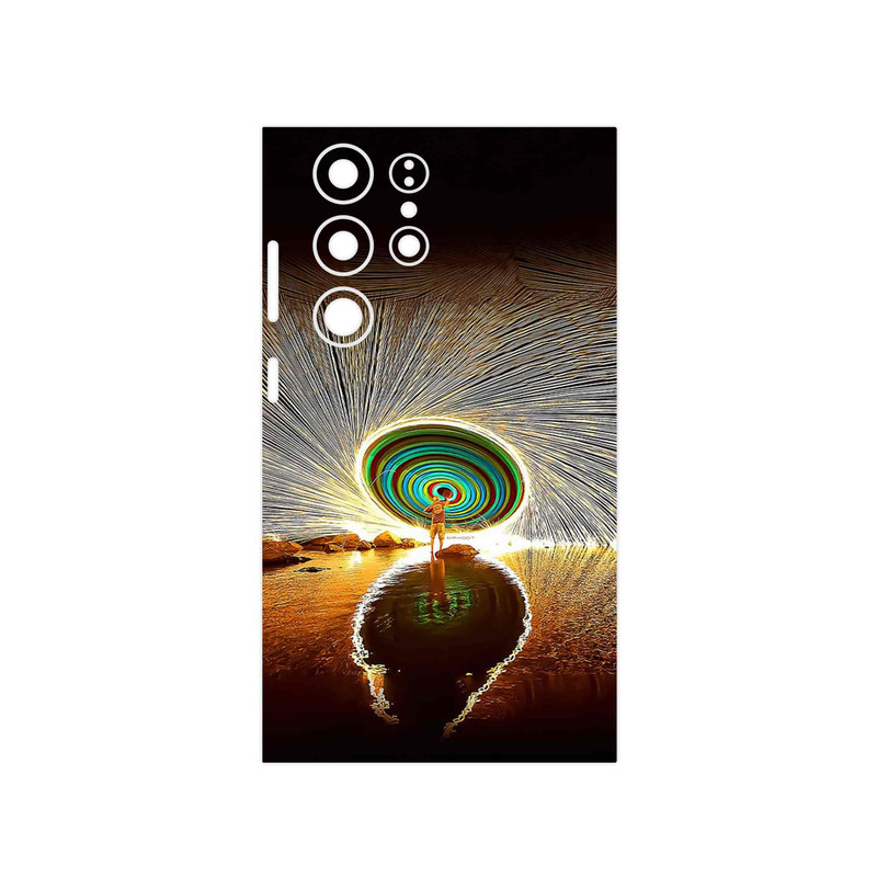 برچسب پوششی ماهوت مدل Night Light Fountain مناسب برای گوشی موبایل سامسونگ Galaxy S23 Ultra