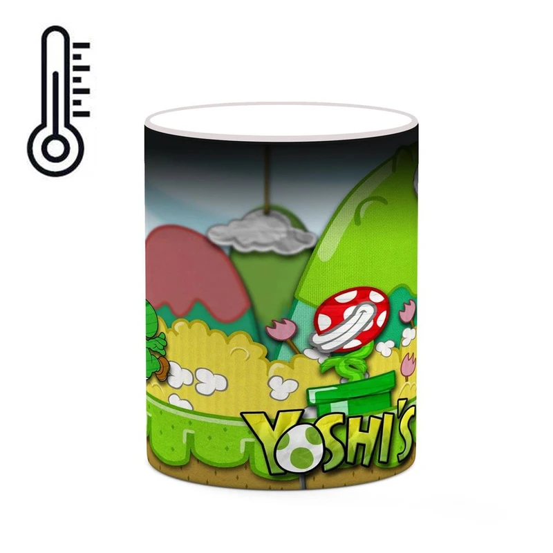 ماگ حرارتی کاکتی مدل بازی سوپر ماریو Super Mario World 2 کد mgh30639