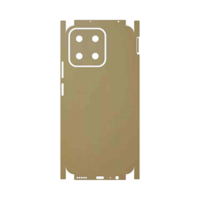 برچسب پوششی ماهوت مدل Matte-Gold-FullSkin مناسب برای گوشی موبایل آنر X7c