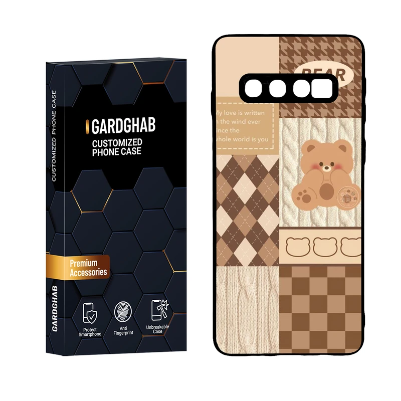 کاور گارد قاب مدل پشت گلس فانتزی مناسب برای گوشی موبایل سامسونگ Galaxy S10