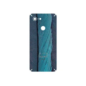 MAHOOT Turquoise feathers Cover Sticker for Google Pixel 3