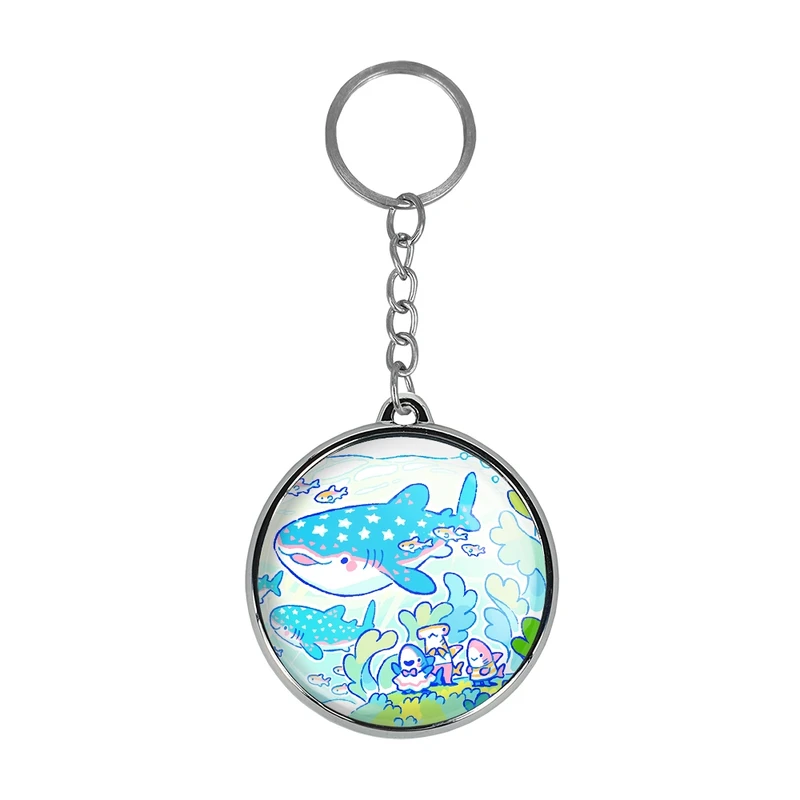 جاکلیدی خندالو طرح کوسه خنگ مدل دوطرفه کد 2938729388