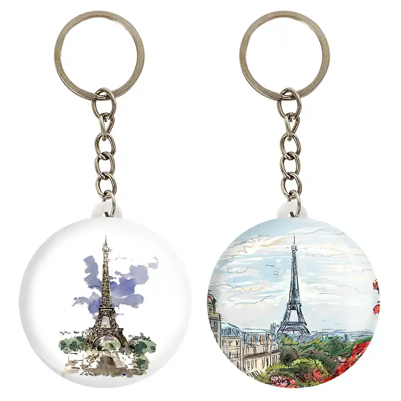 جاکلیدی خندالو مدل برج ایفل کد 2075020751 مجموعه 2 عددی