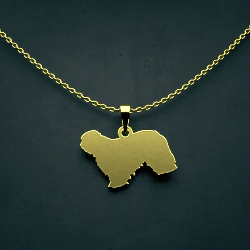 گردنبند طلا 18 عیار زنانه مدوپد مدل سگ کد J3-1-1187