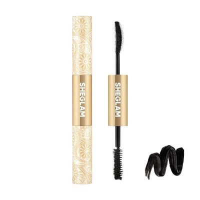 ریمل دو سر حجم‌دهنده، بلند‌کننده، حالت‌دهنده، جداکننده شیگلم مدل 24k Gold Multi Effect رنگ مشکی