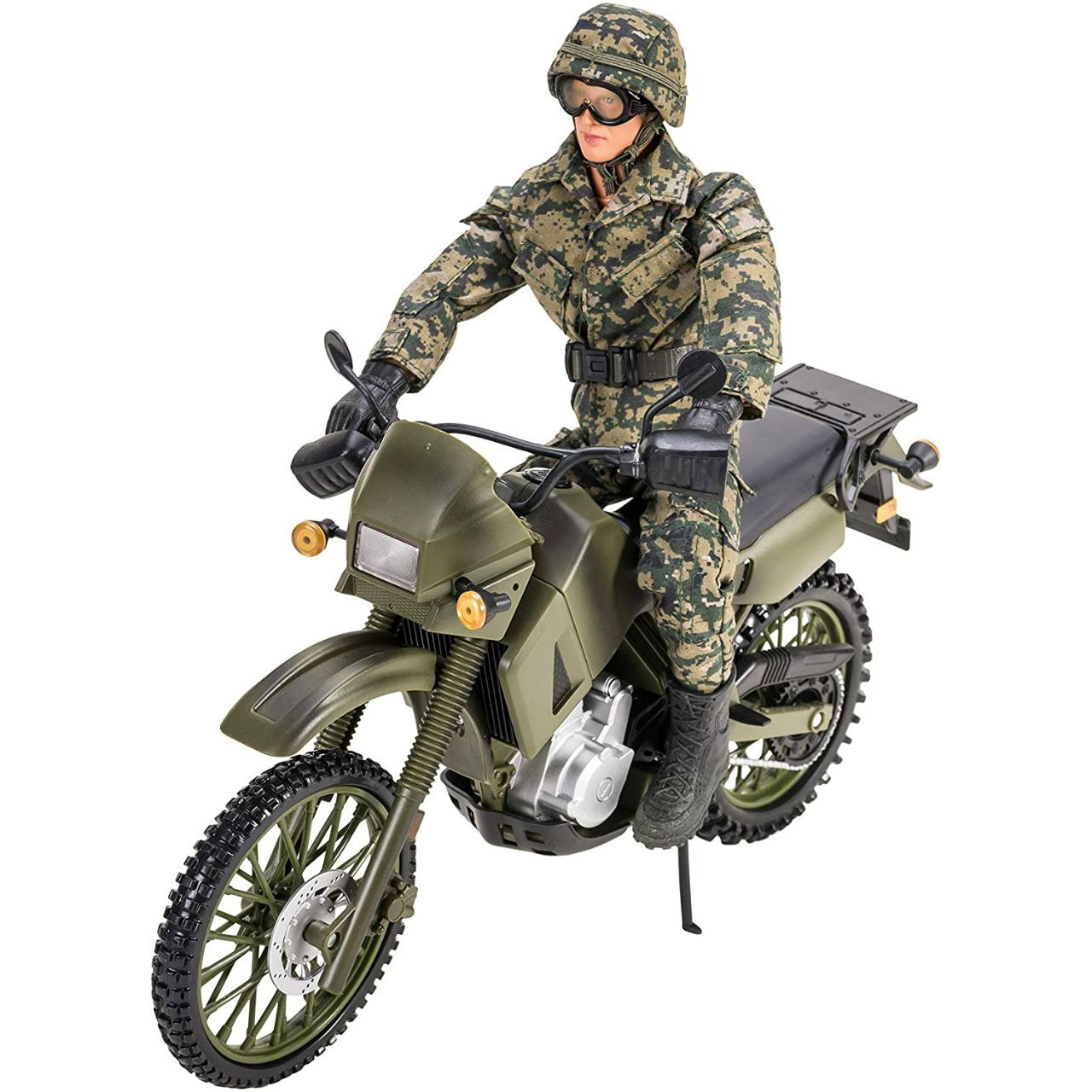 اسباب بازی جنگی مدل Soldier And Kawasaki کد 90615