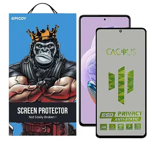 Epicoy Cactus-Privacy Glass Screen Protector For Xioami Redmi Note 12 Pro Plus / Redmi Note 12 Turbo / Redmi Note 12 Pro / Redmi Note 12 5G / Redmi Note 12 4G / Redmi Note 12 china