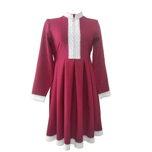 پیراهن دخترانه مدل پلیسه دار کد B+