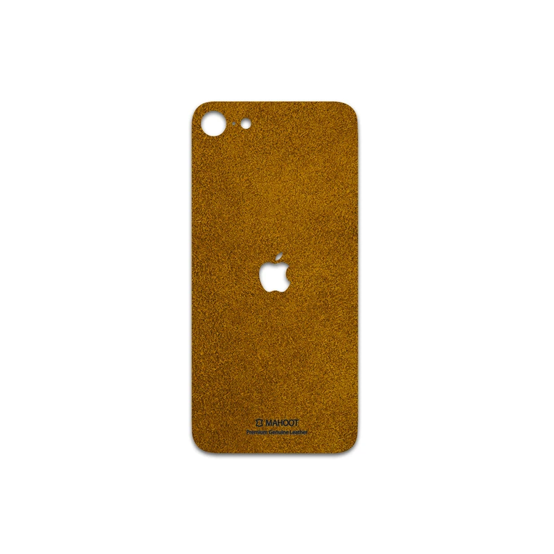 برچسب پوششی ماهوت مدل Brown-Chamois-Leather مناسب برای گوشی موبایل اپل iPhone SE 2020