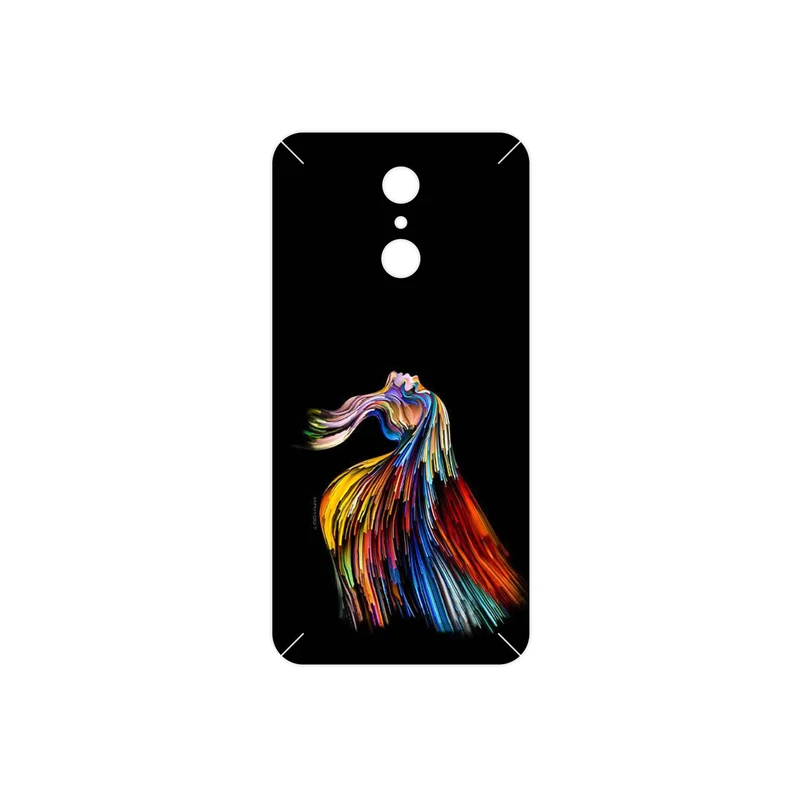 برچسب پوششی ماهوت مدل Rainbow Hair Digital Art مناسب برای گوشی موبایل ال جی Q7