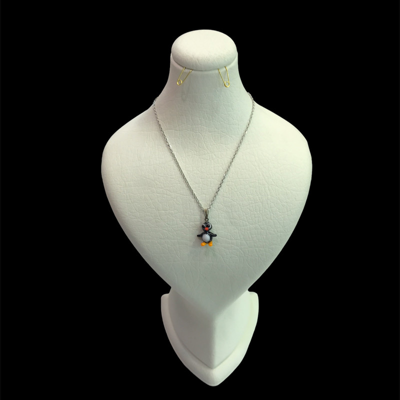 گردنبند دخترانه مدل پنگوئن گردنبند دخترانه مدل پنگوئن