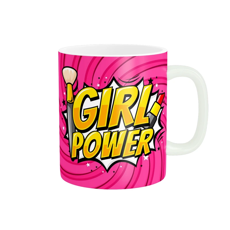 ماگ پادآفرین طرح قدرت دخترانه girl power کد 1873