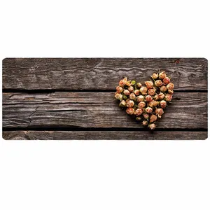 پادری مدل جلوسینکی سه لایه رویه مخمل طرح گل کد A513 سایز 110x45 سانتی متر