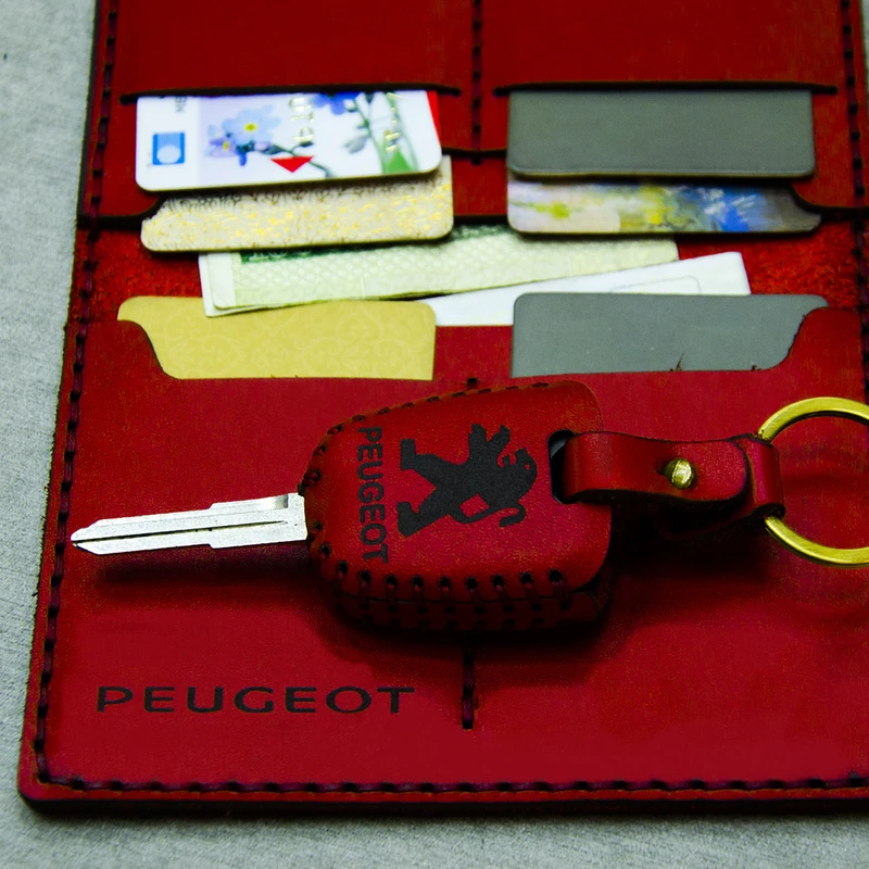 عکس شماره 14 : ست هدیه چرمینه اسپرت طرح پژو کد 60027-b